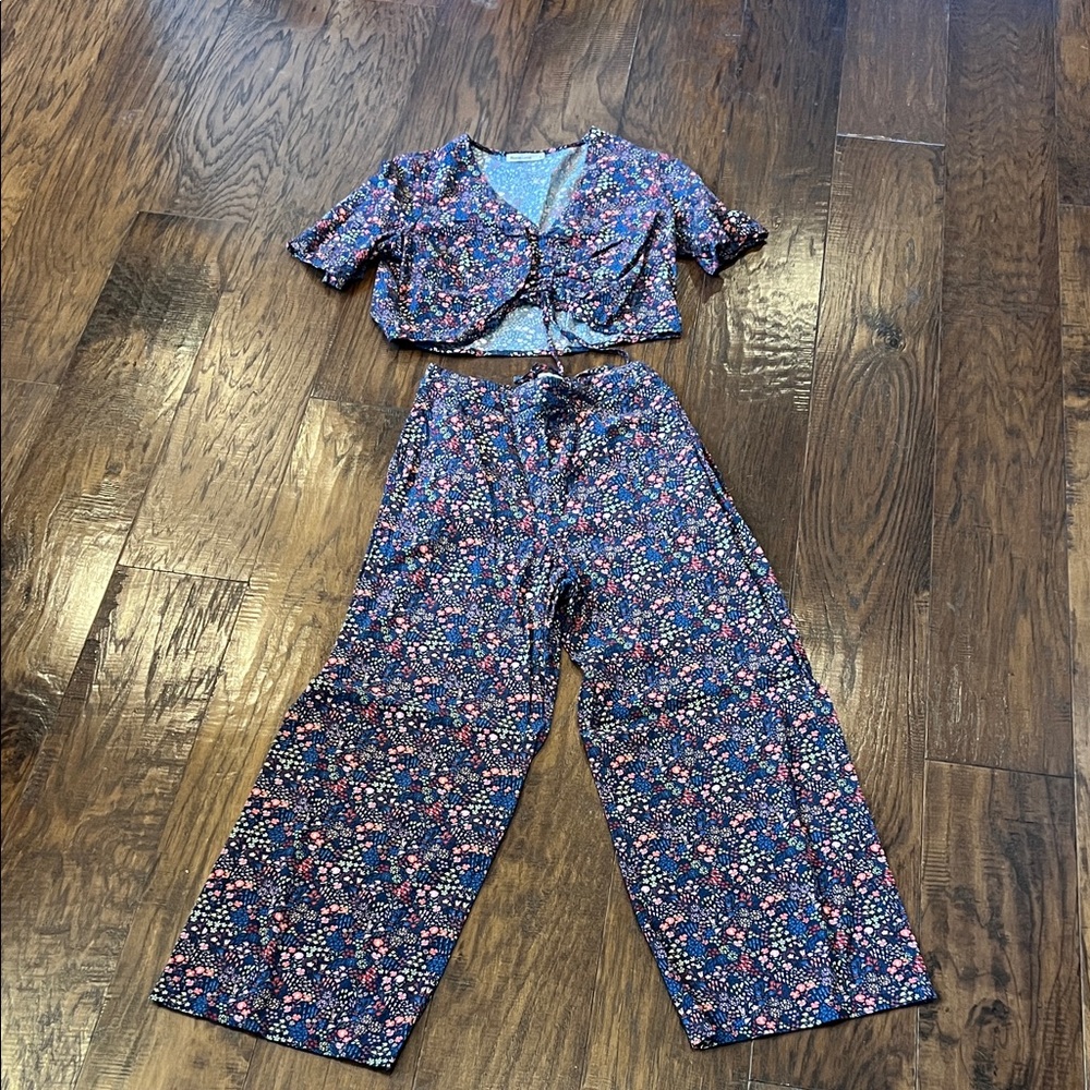 Marine Layer floral pant set